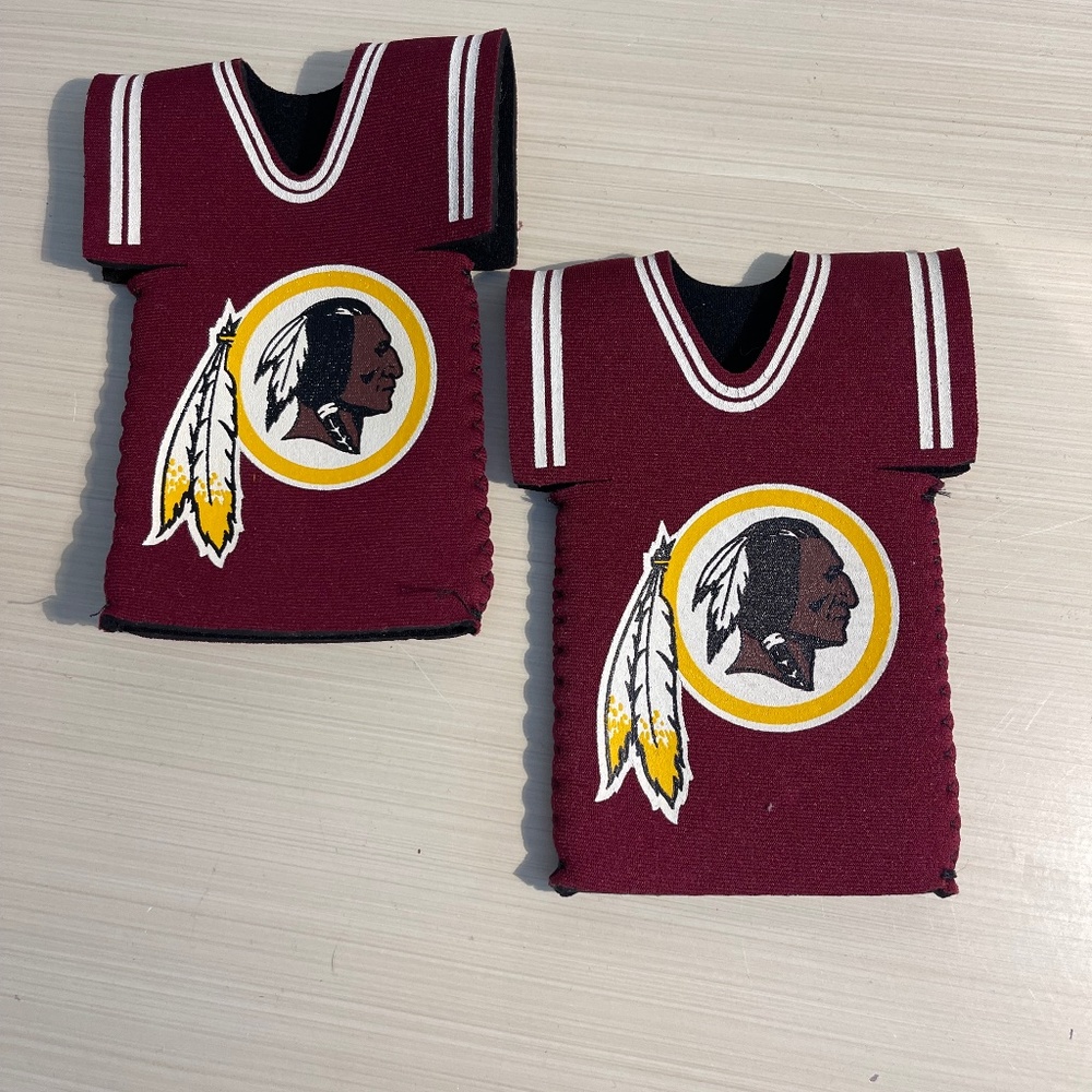 Washington Redskins Beer Koozies- 2- New